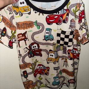 Little Sleepies Cars and Checkered Pocket Tee